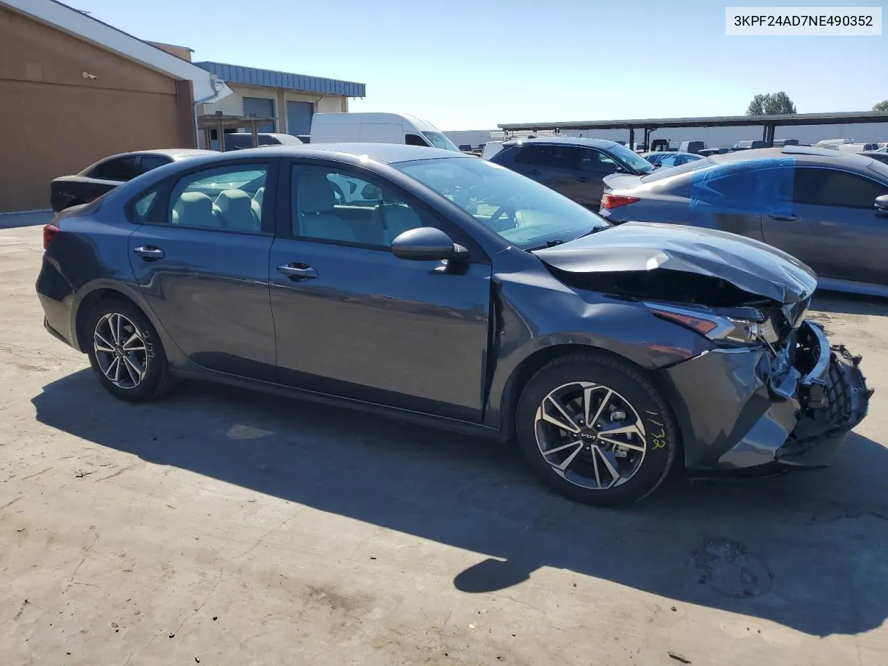 2022 Kia Forte Fe VIN: 3KPF24AD7NE490352 Lot: 72657764