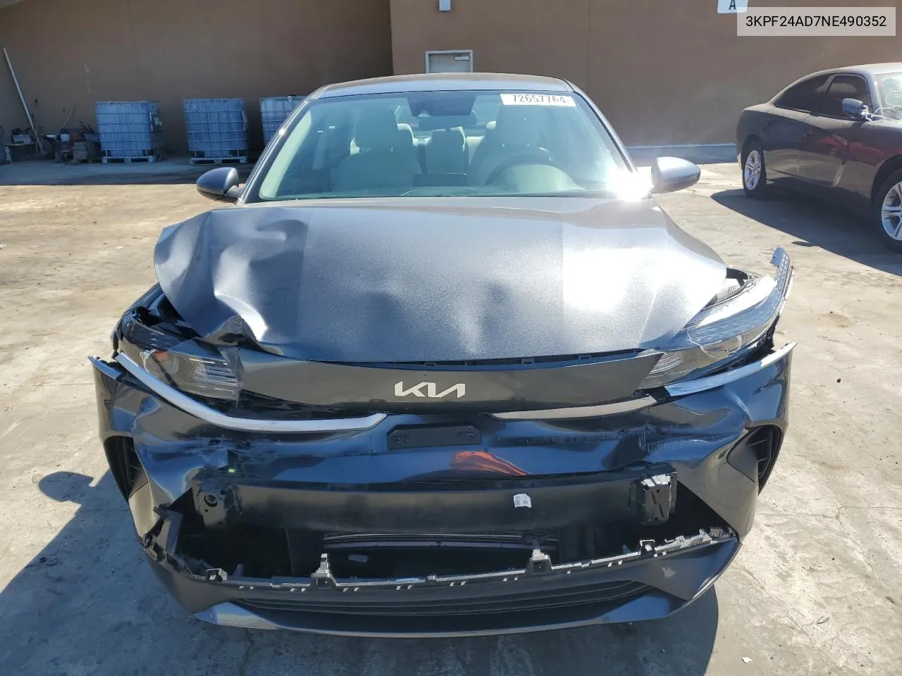 2022 Kia Forte Fe VIN: 3KPF24AD7NE490352 Lot: 72657764