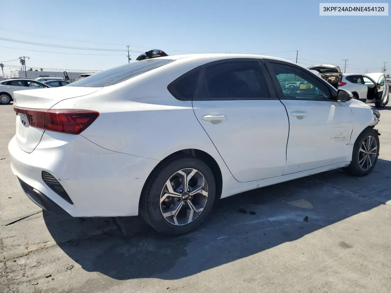 2022 Kia Forte Fe VIN: 3KPF24AD4NE454120 Lot: 72750274