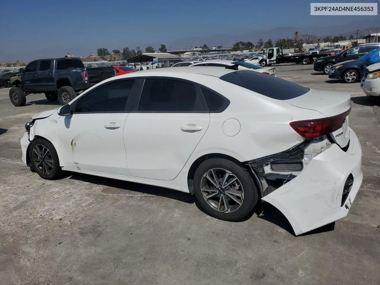 2022 Kia Forte Fe VIN: 3KPF24AD4NE456353 Lot: 72757764