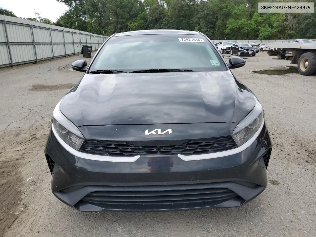 2022 Kia Forte Fe VIN: 3KPF24AD7NE424979 Lot: 72921614