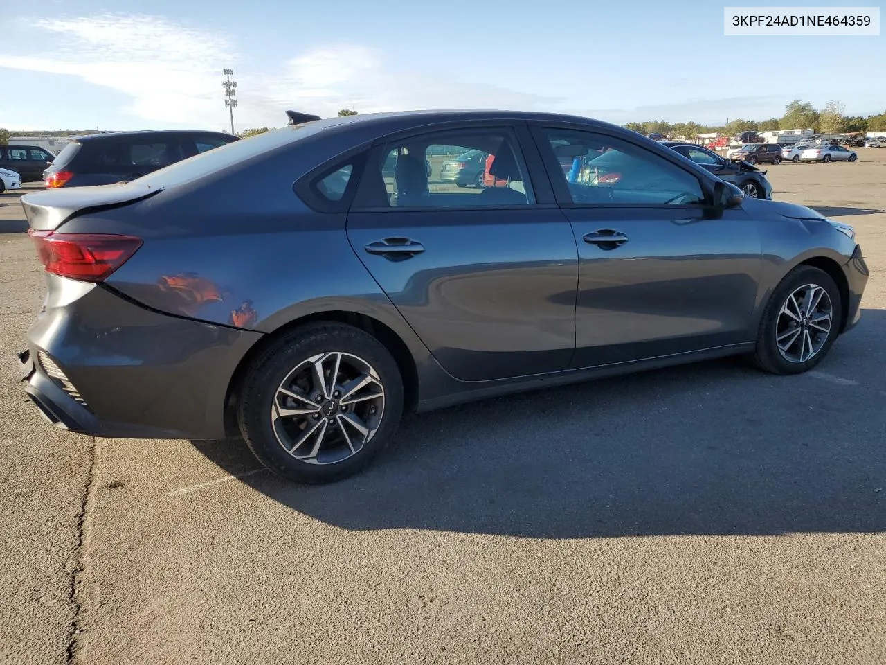 2022 Kia Forte Fe VIN: 3KPF24AD1NE464359 Lot: 72974834