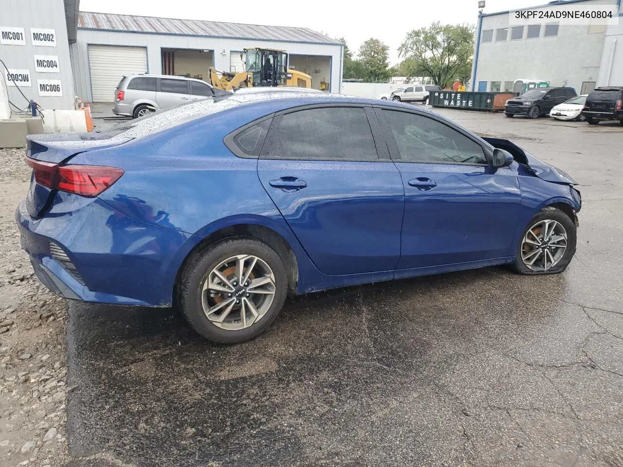 2022 Kia Forte Fe VIN: 3KPF24AD9NE460804 Lot: 73016634