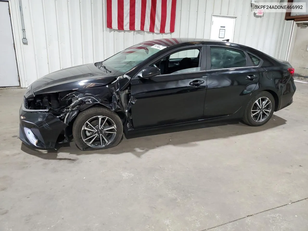 2022 Kia Forte Fe VIN: 3KPF24AD0NE466992 Lot: 73127944