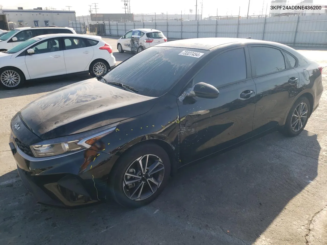 2022 Kia Forte Fe VIN: 3KPF24AD0NE436200 Lot: 73327454