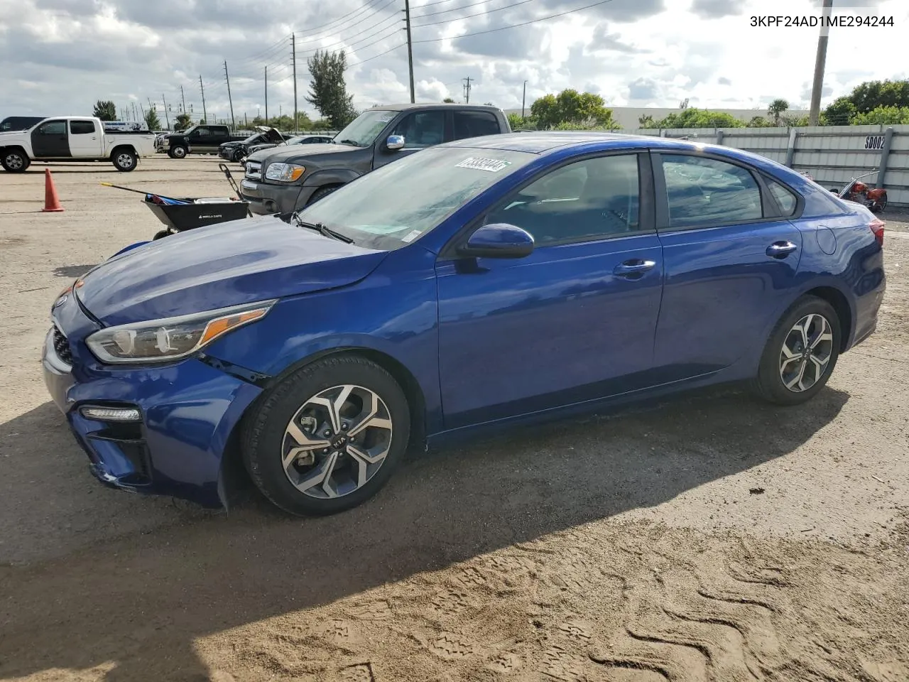 2022 Kia Forte Fe VIN: 3KPF24AD1ME294244 Lot: 73332444