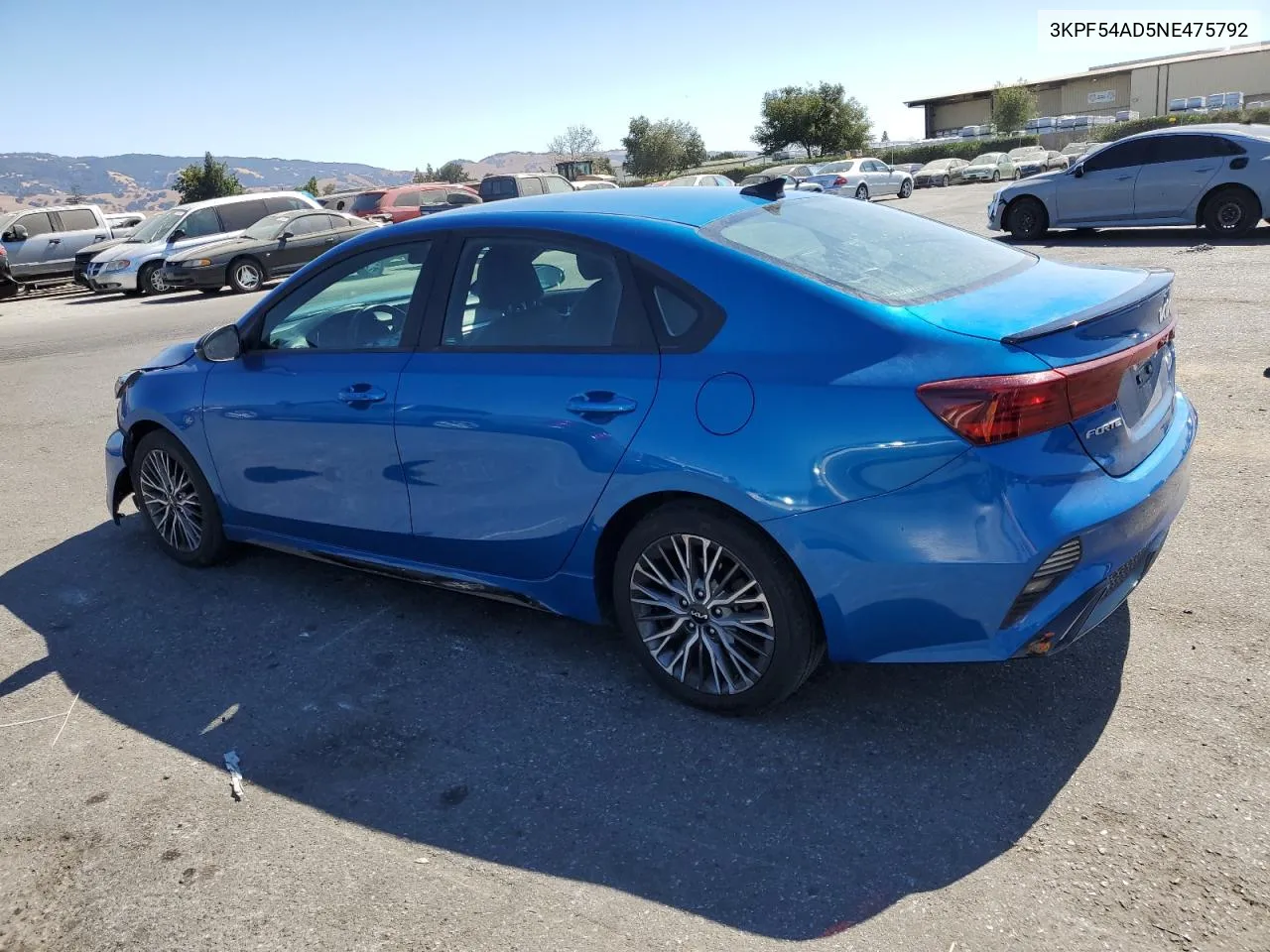 3KPF54AD5NE475792 2022 Kia Forte Gt Line