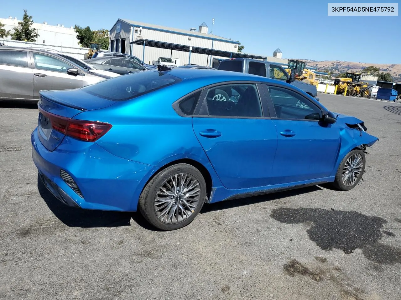 3KPF54AD5NE475792 2022 Kia Forte Gt Line