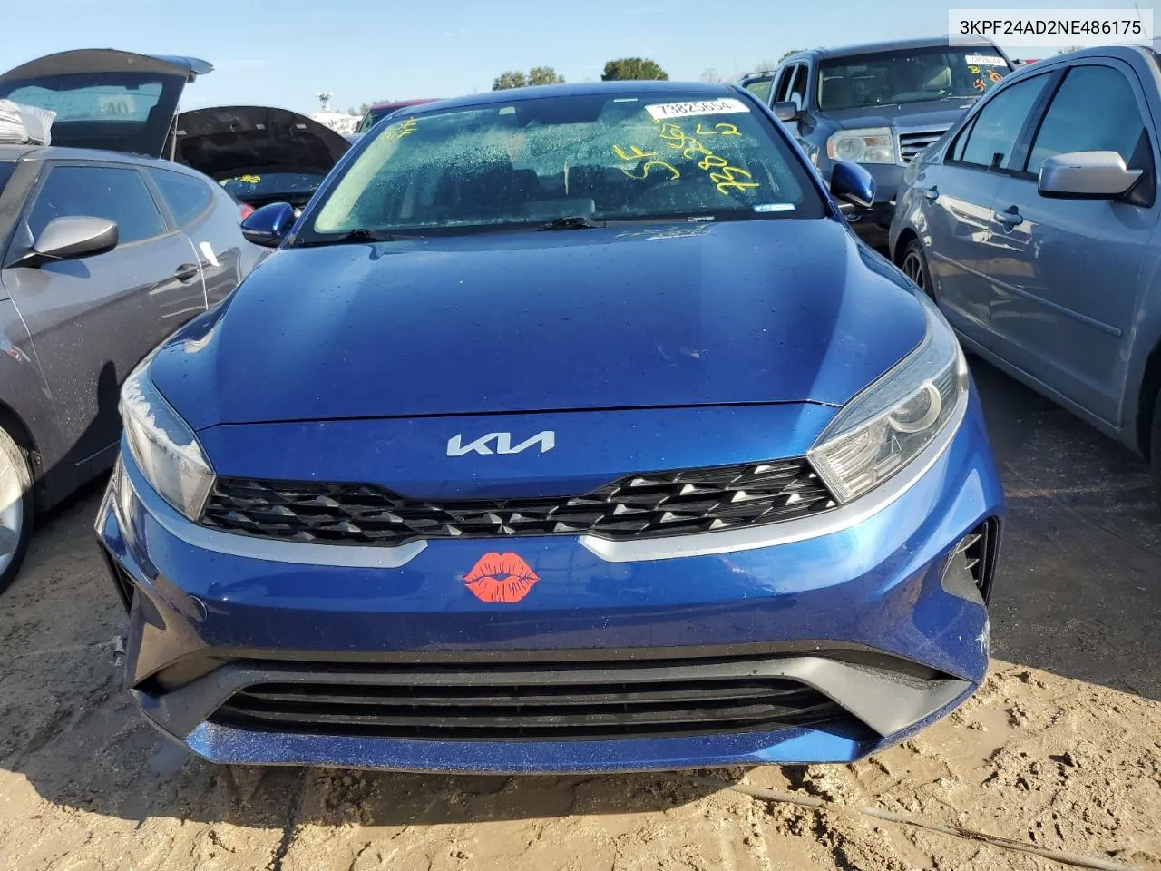 2022 Kia Forte Fe VIN: 3KPF24AD2NE486175 Lot: 73825654