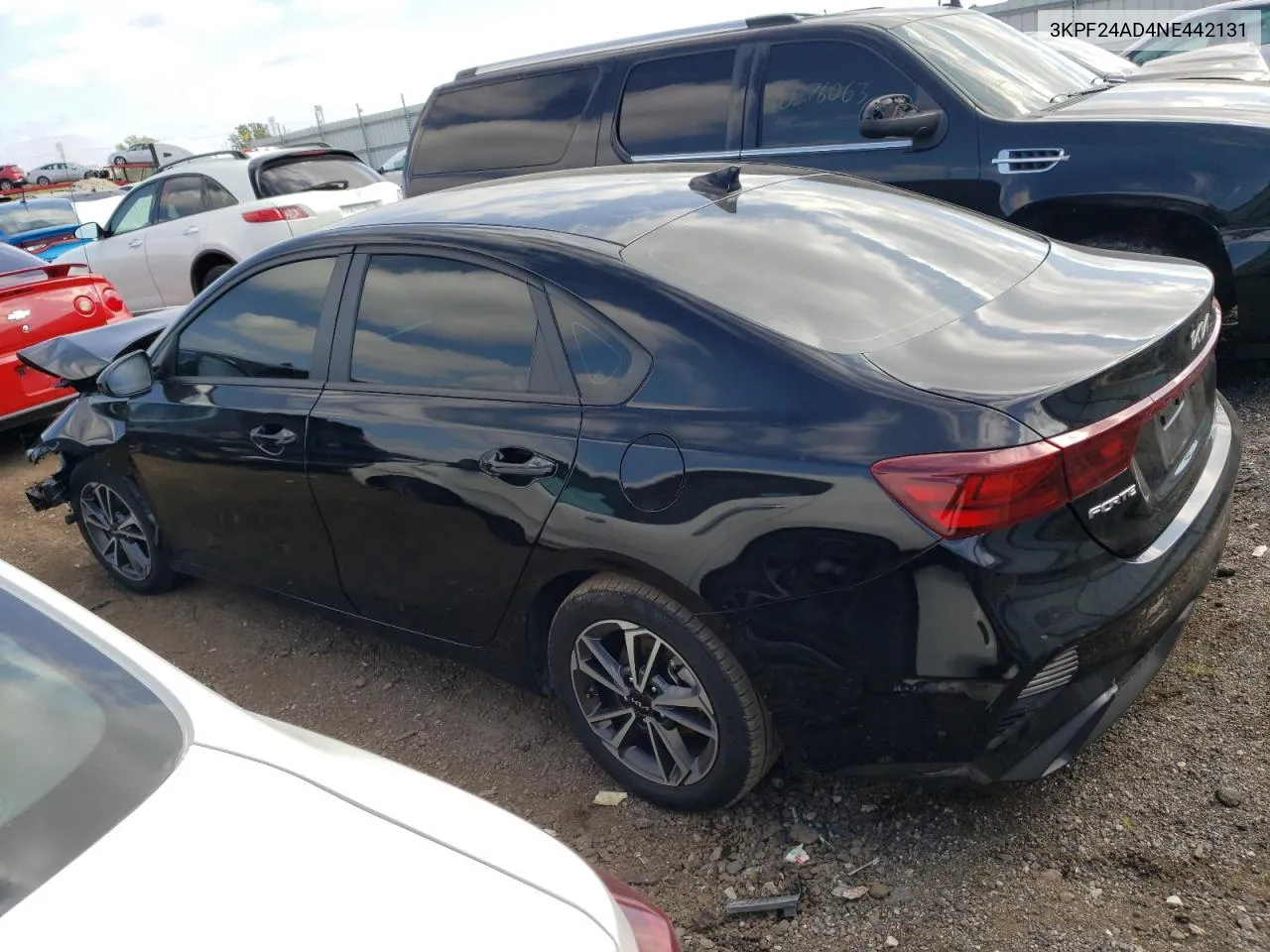 2022 Kia Forte Fe VIN: 3KPF24AD4NE442131 Lot: 74189014