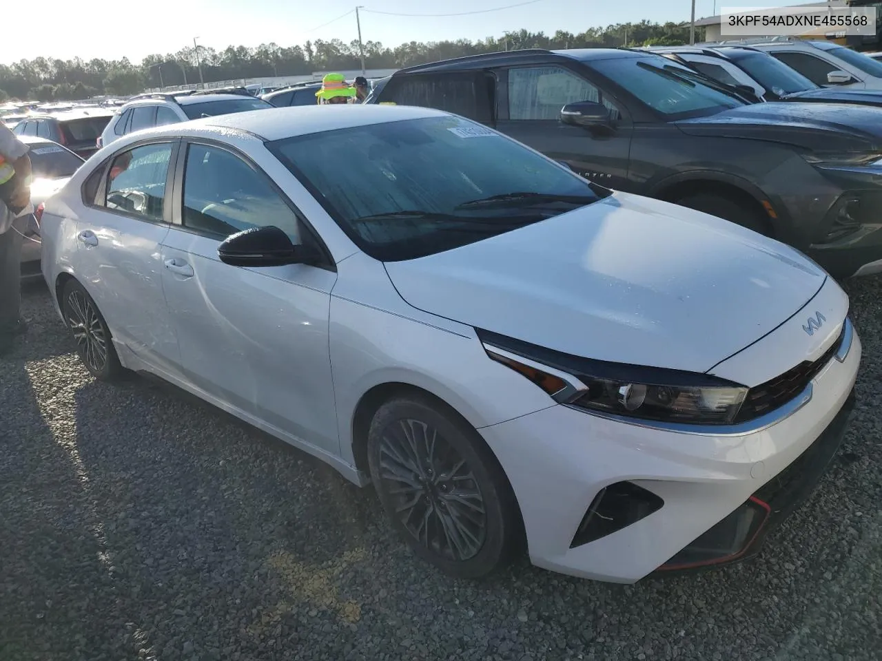 2022 Kia Forte Gt Line VIN: 3KPF54ADXNE455568 Lot: 74310604