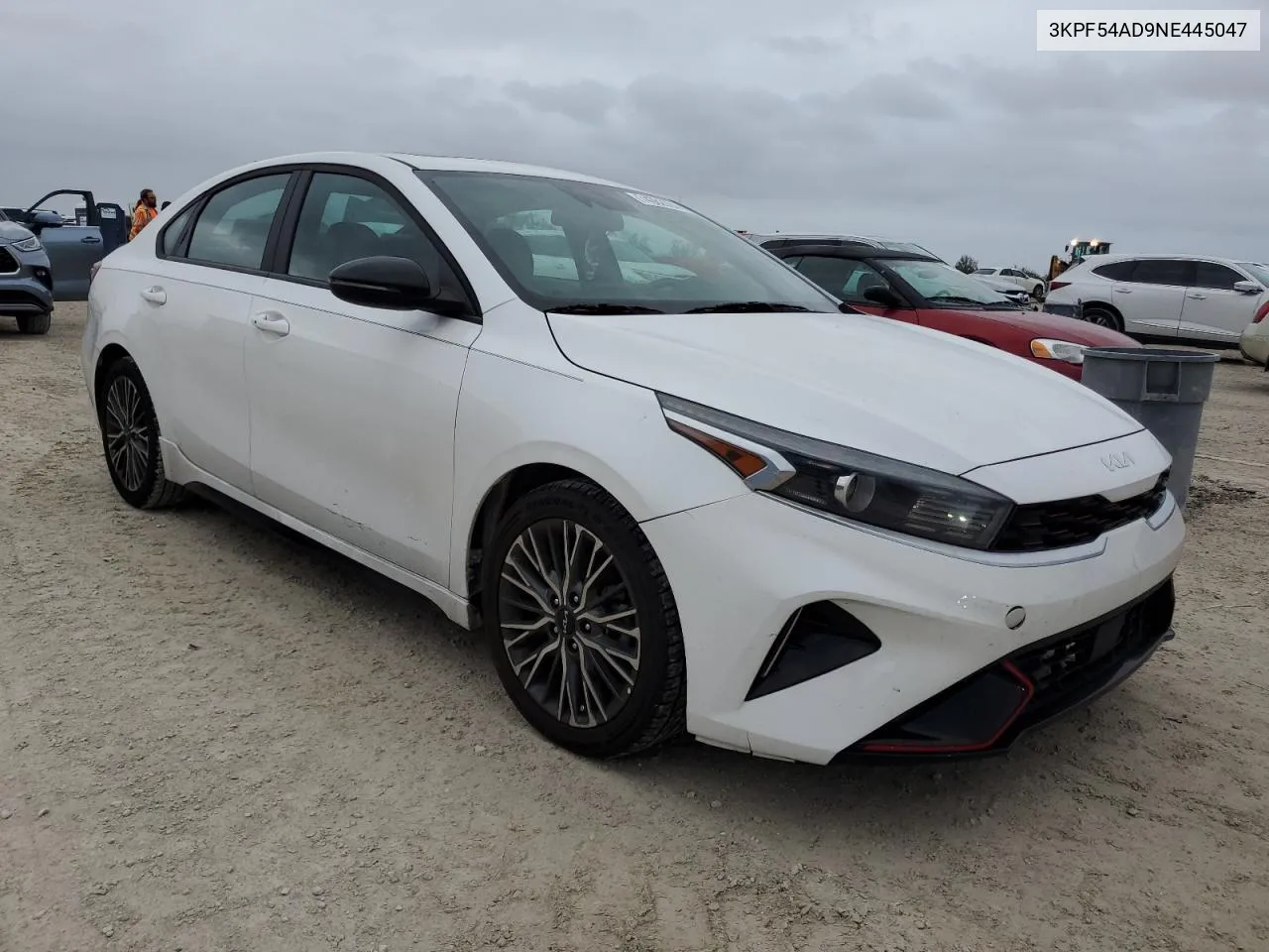 2022 Kia Forte Gt Line VIN: 3KPF54AD9NE445047 Lot: 74362994