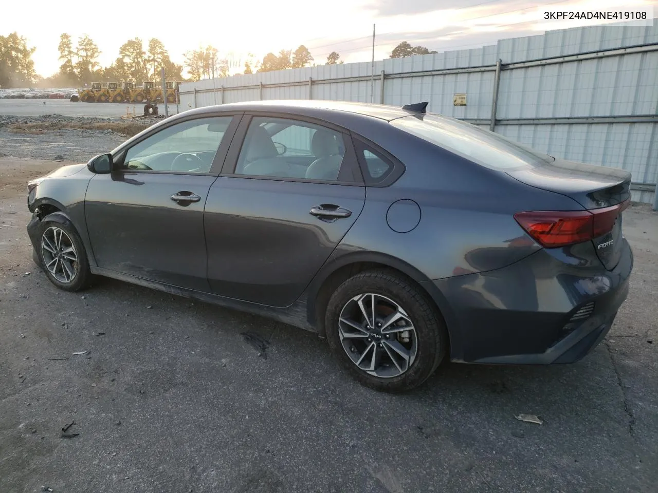 2022 Kia Forte Fe VIN: 3KPF24AD4NE419108 Lot: 74400174