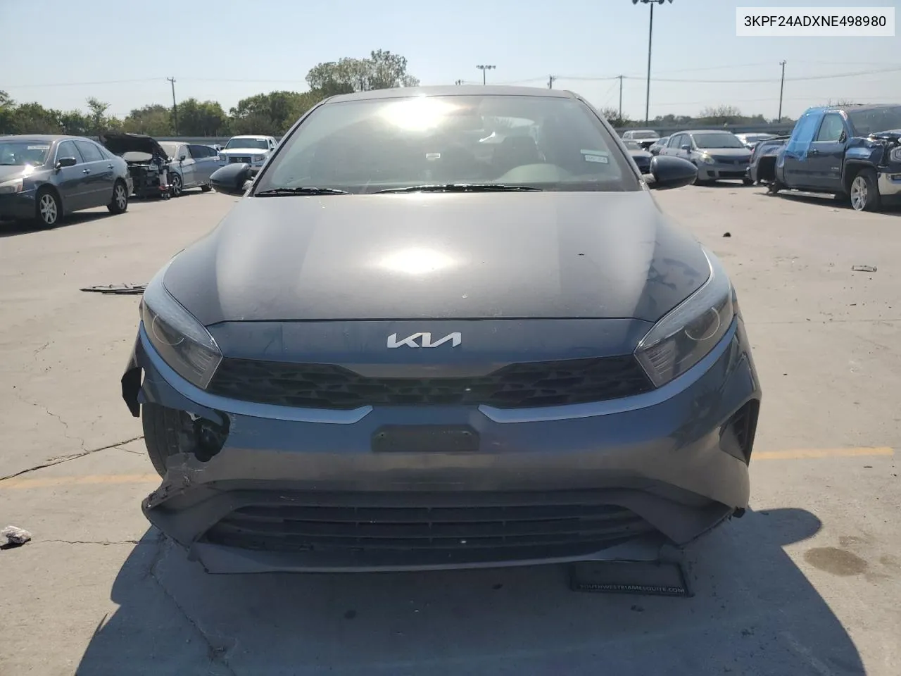 2022 Kia Forte Fe VIN: 3KPF24ADXNE498980 Lot: 75651574