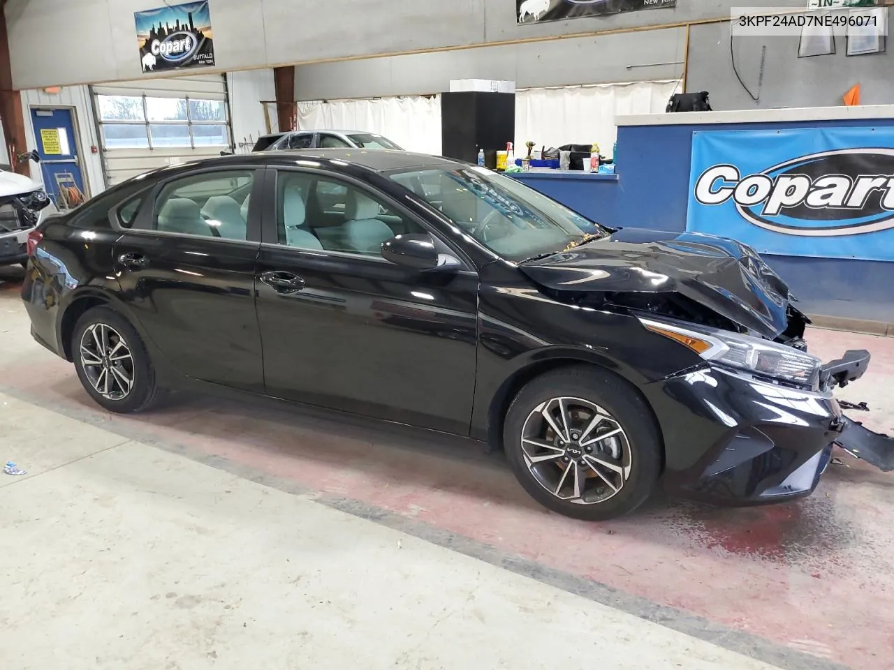 2022 Kia Forte Fe VIN: 3KPF24AD7NE496071 Lot: 75705854