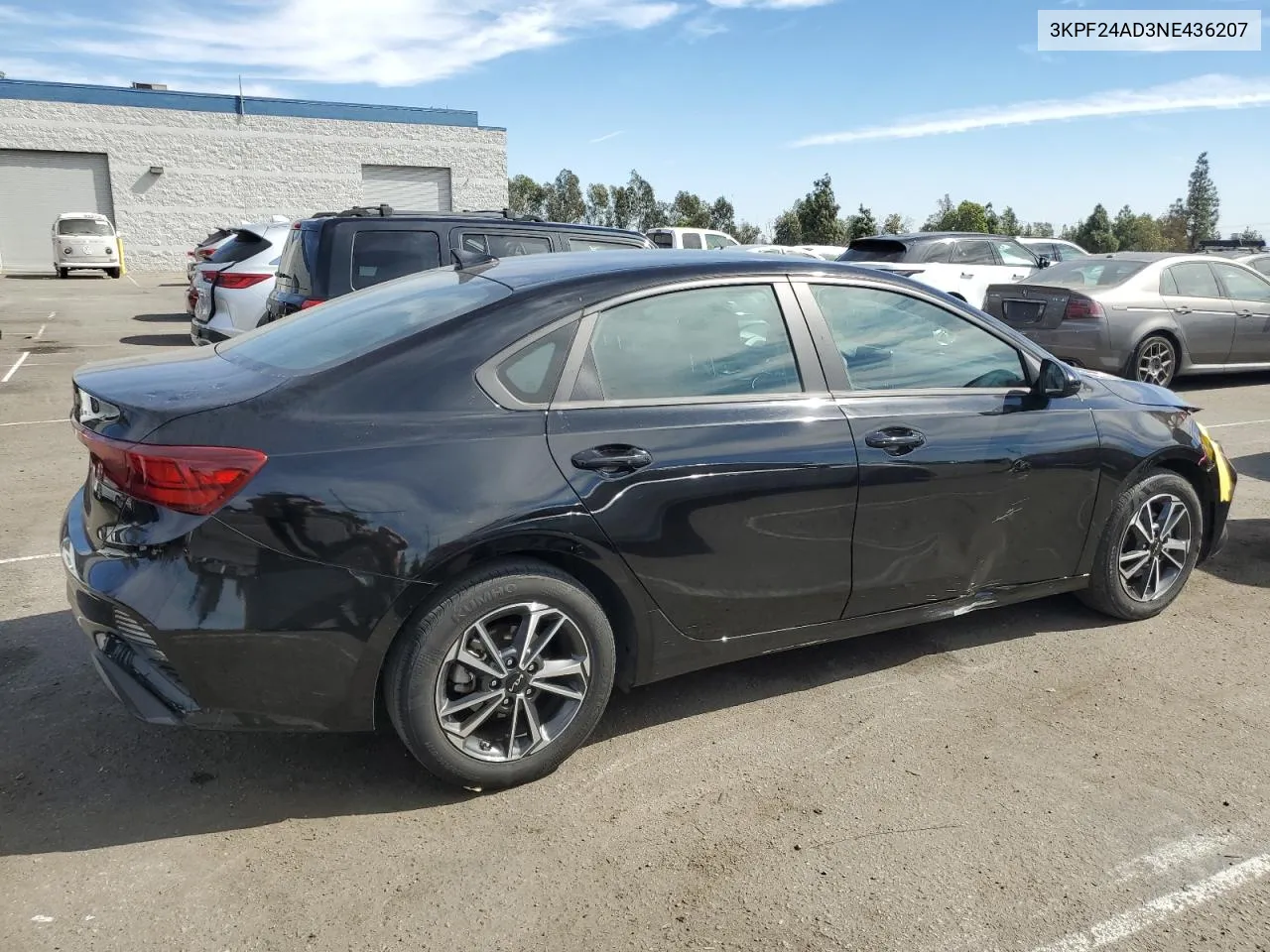 2022 Kia Forte Fe VIN: 3KPF24AD3NE436207 Lot: 75863144