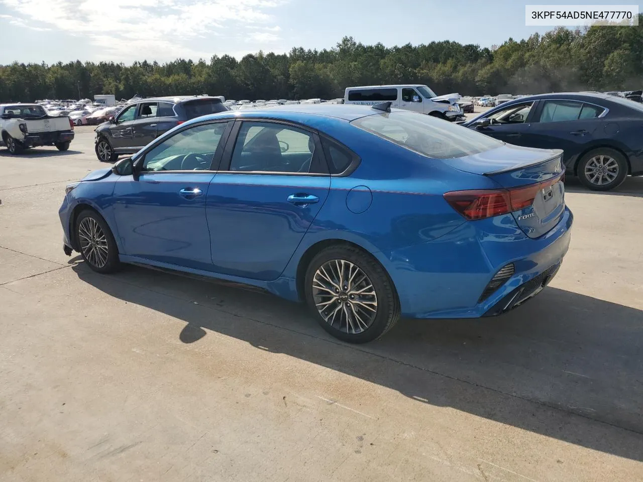 2022 Kia Forte Gt Line VIN: 3KPF54AD5NE477770 Lot: 75913014