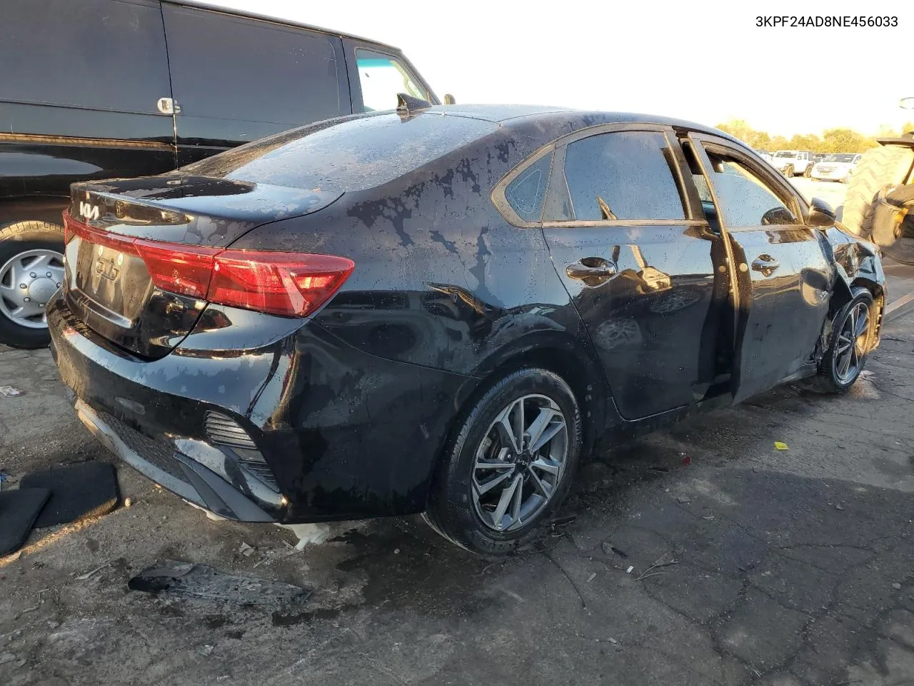 2022 Kia Forte Fe VIN: 3KPF24AD8NE456033 Lot: 75920114