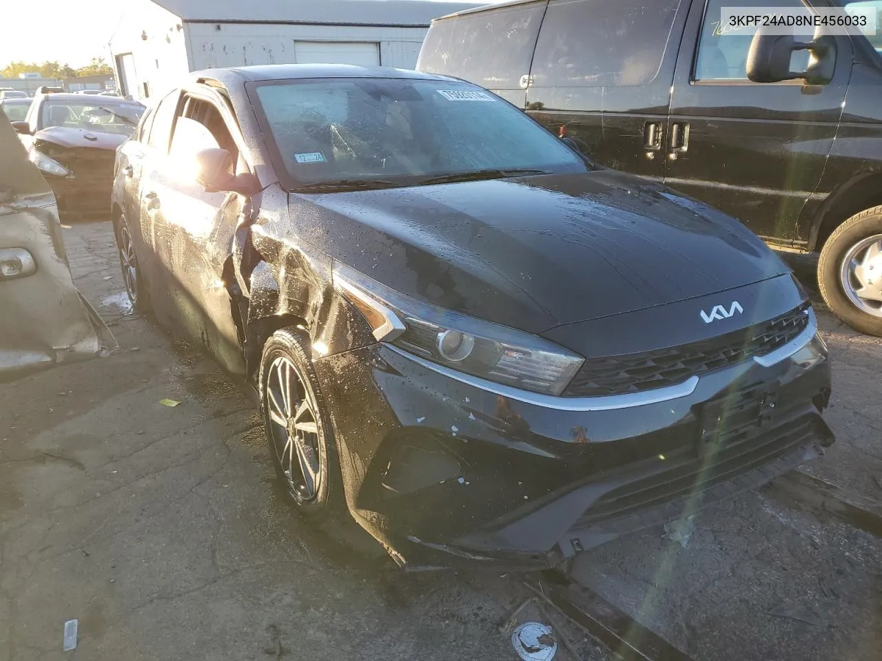 2022 Kia Forte Fe VIN: 3KPF24AD8NE456033 Lot: 75920114