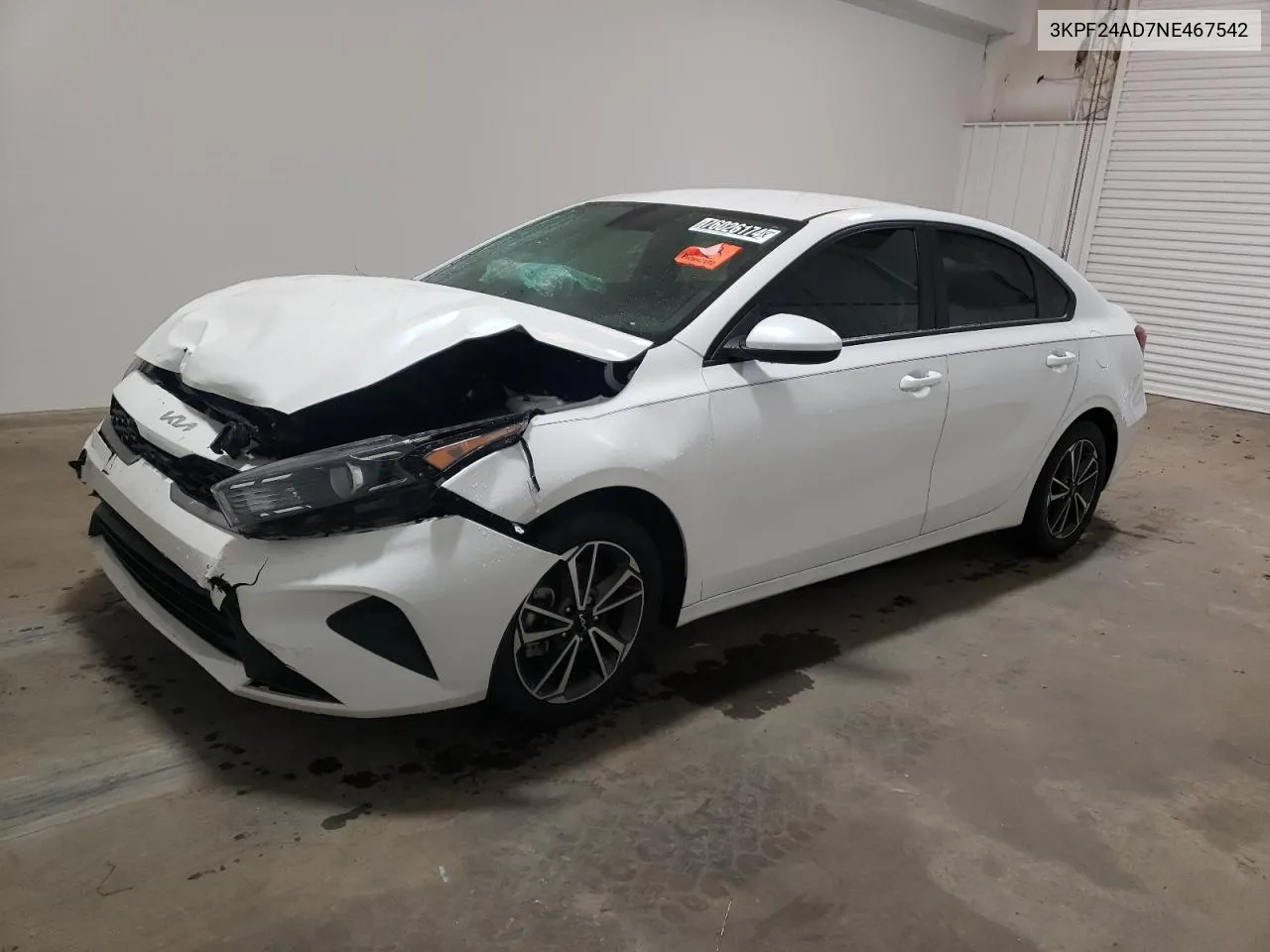 2022 Kia Forte Fe VIN: 3KPF24AD7NE467542 Lot: 76026174