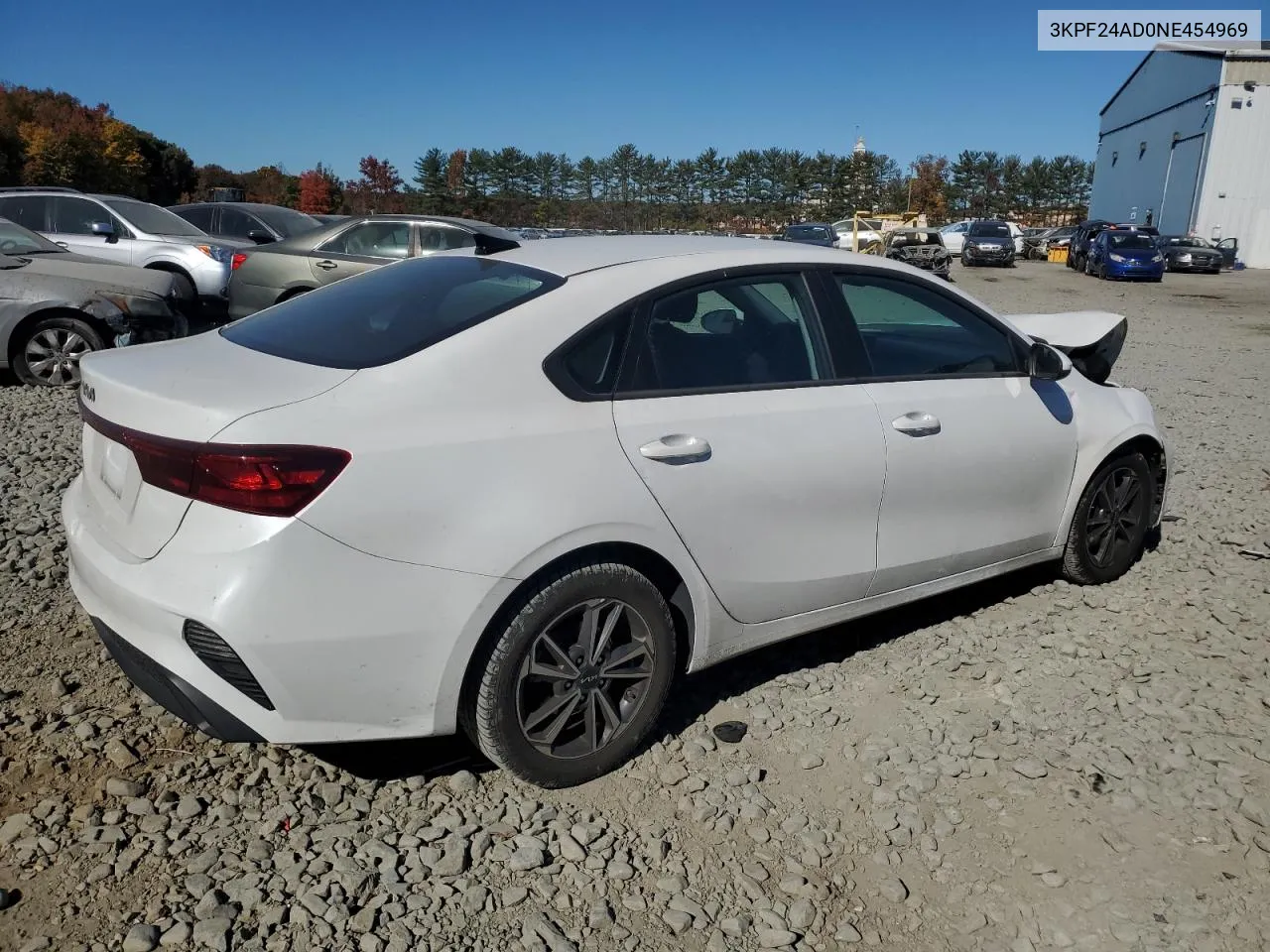 2022 Kia Forte Fe VIN: 3KPF24AD0NE454969 Lot: 76401964