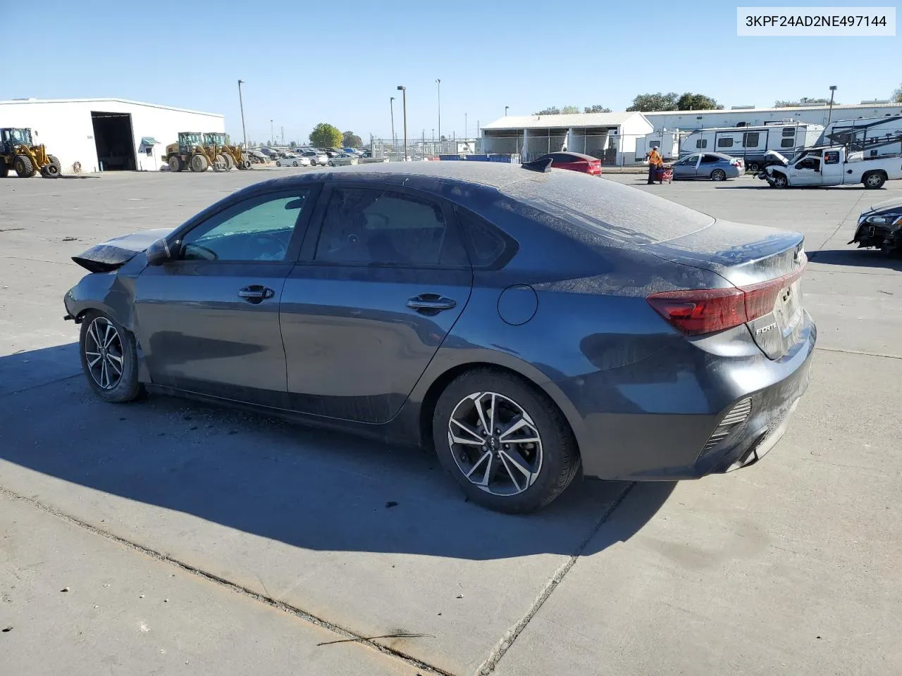 2022 Kia Forte Fe VIN: 3KPF24AD2NE497144 Lot: 76412564