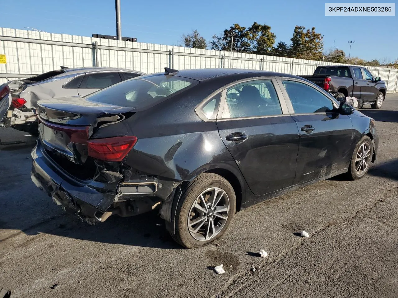 2022 Kia Forte Fe VIN: 3KPF24ADXNE503286 Lot: 76452254