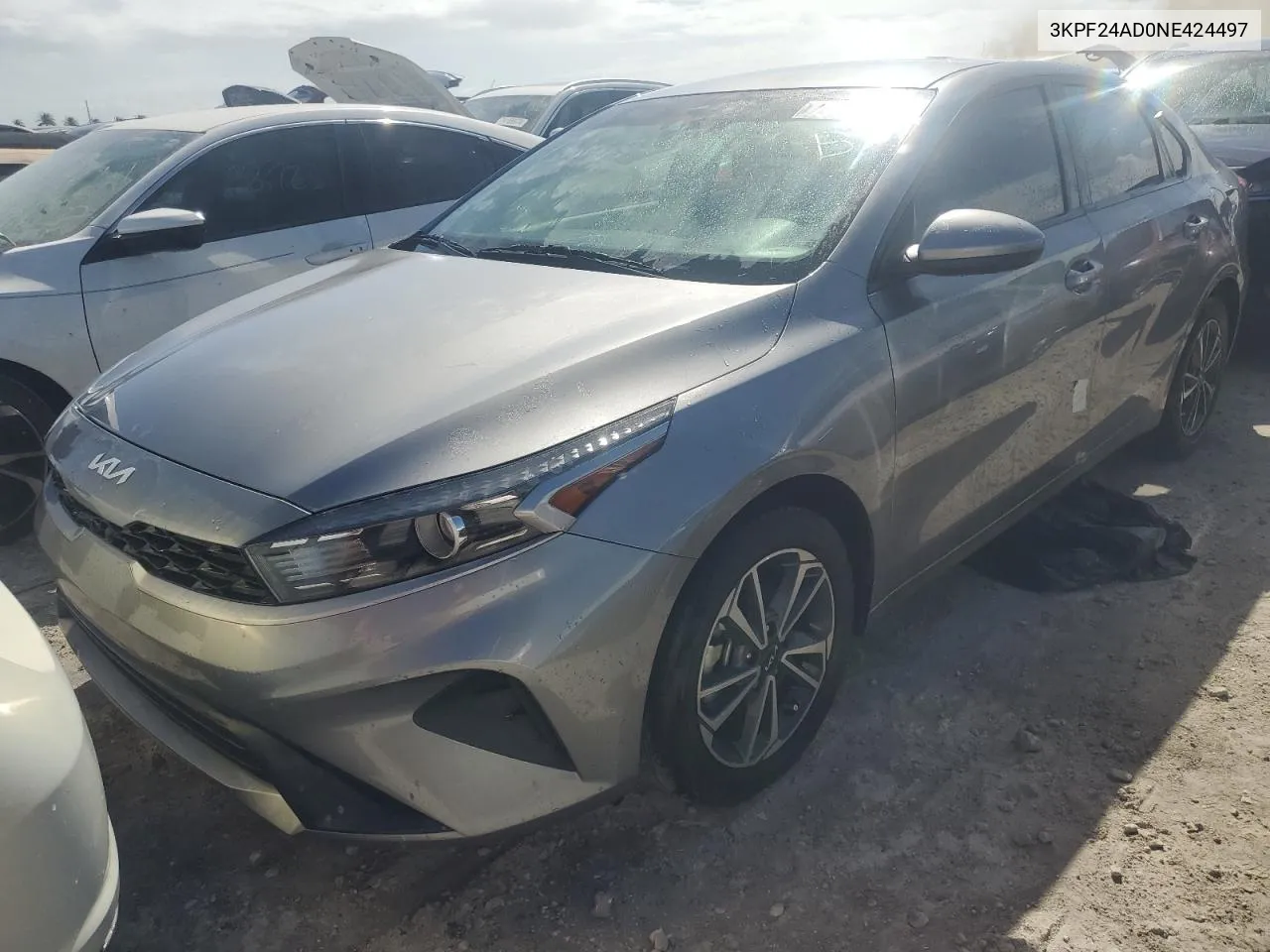 2022 Kia Forte Fe VIN: 3KPF24AD0NE424497 Lot: 76465274