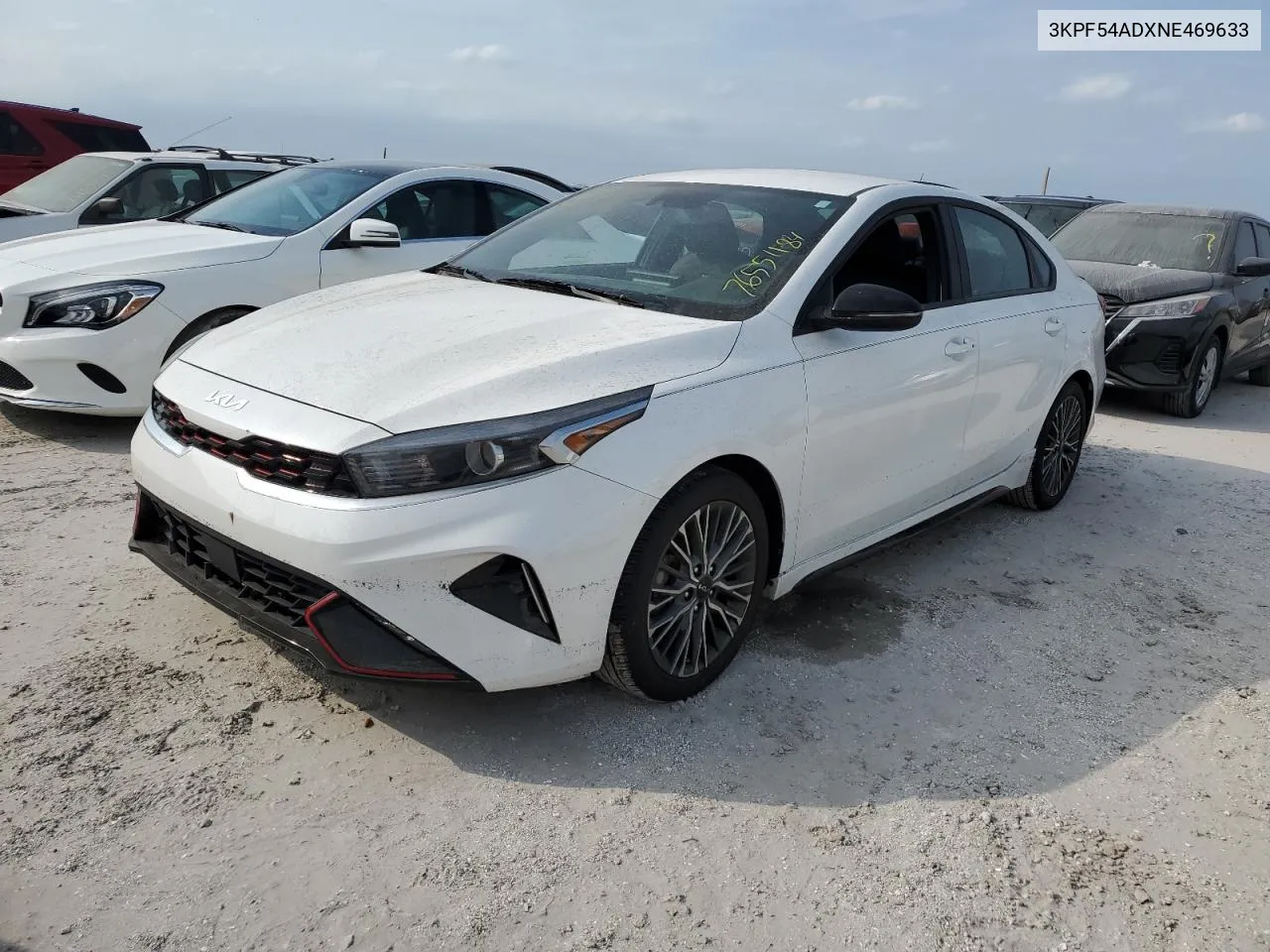 2022 Kia Forte Gt Line VIN: 3KPF54ADXNE469633 Lot: 76551184