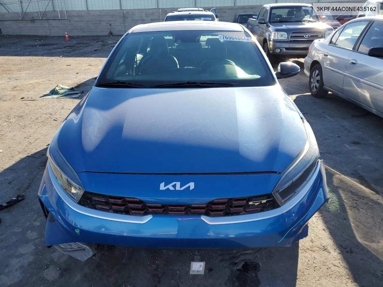 2022 Kia Forte Gt VIN: 3KPF44AC0NE435162 Lot: 76964864