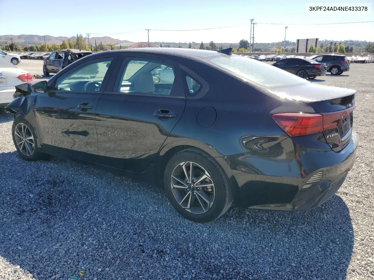 2022 Kia Forte Fe VIN: 3KPF24AD4NE433378 Lot: 77234604