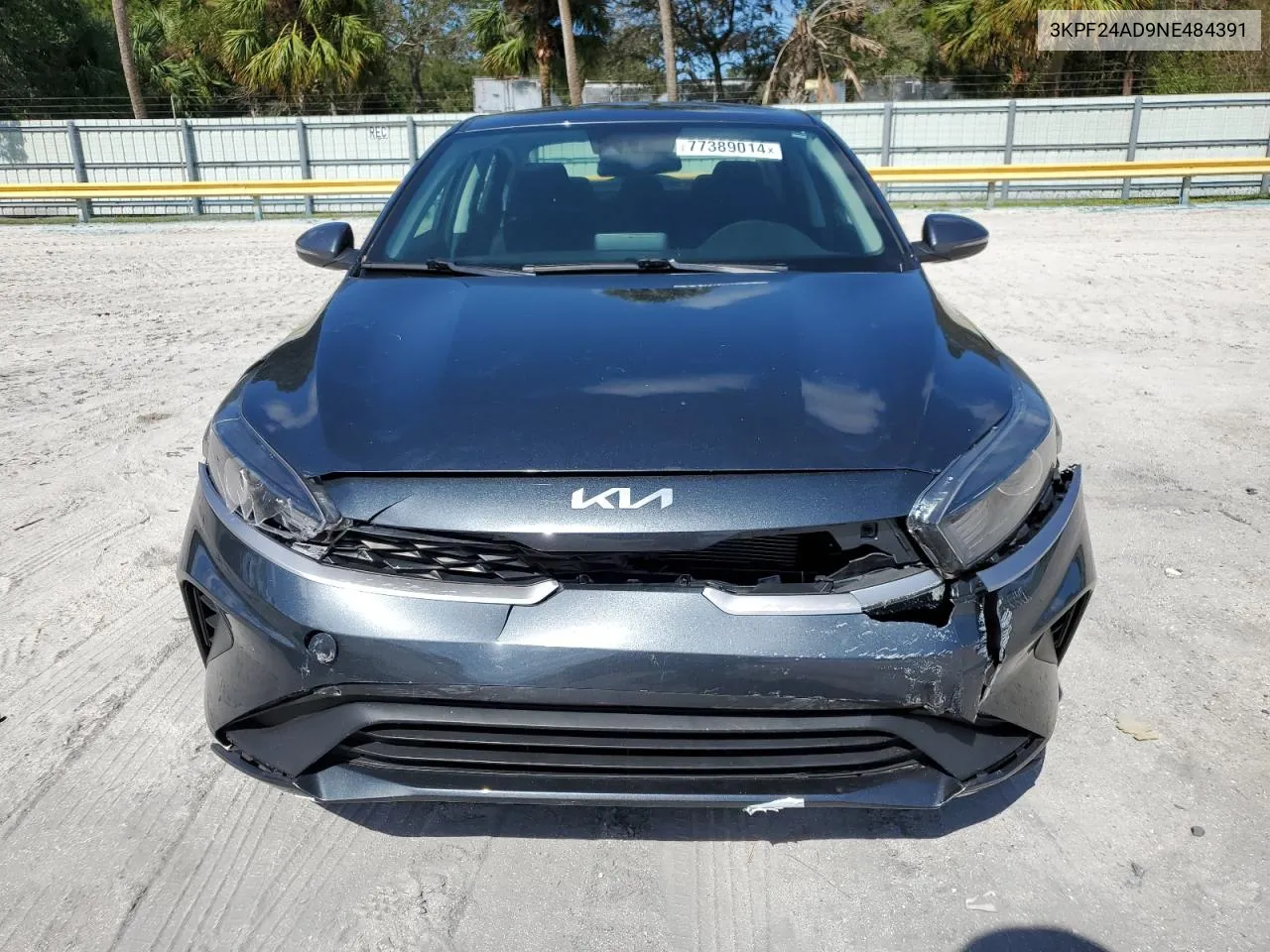 2022 Kia Forte Fe VIN: 3KPF24AD9NE484391 Lot: 77389014