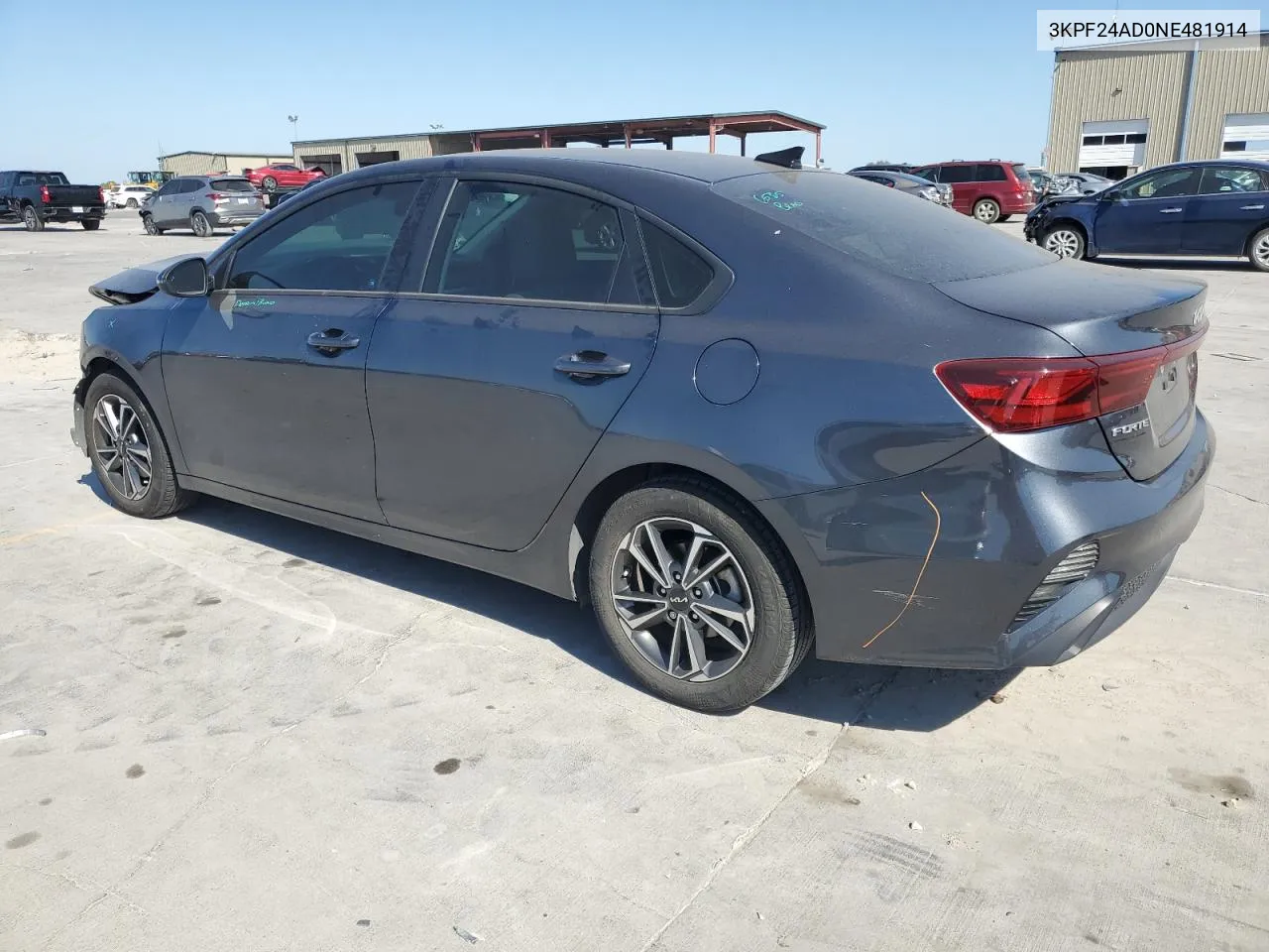 2022 Kia Forte Fe VIN: 3KPF24AD0NE481914 Lot: 77676334