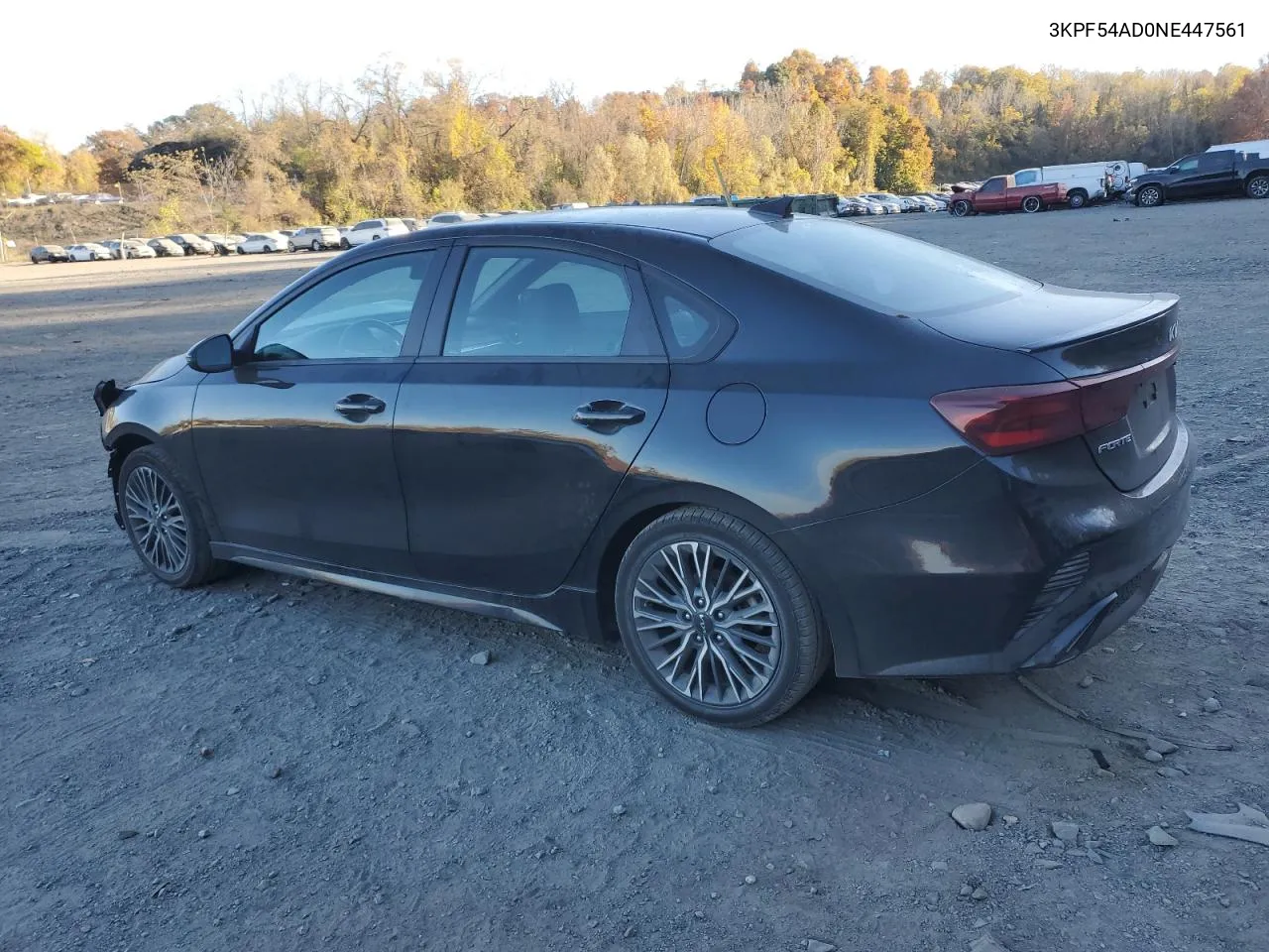 2022 Kia Forte Gt Line VIN: 3KPF54AD0NE447561 Lot: 77774414