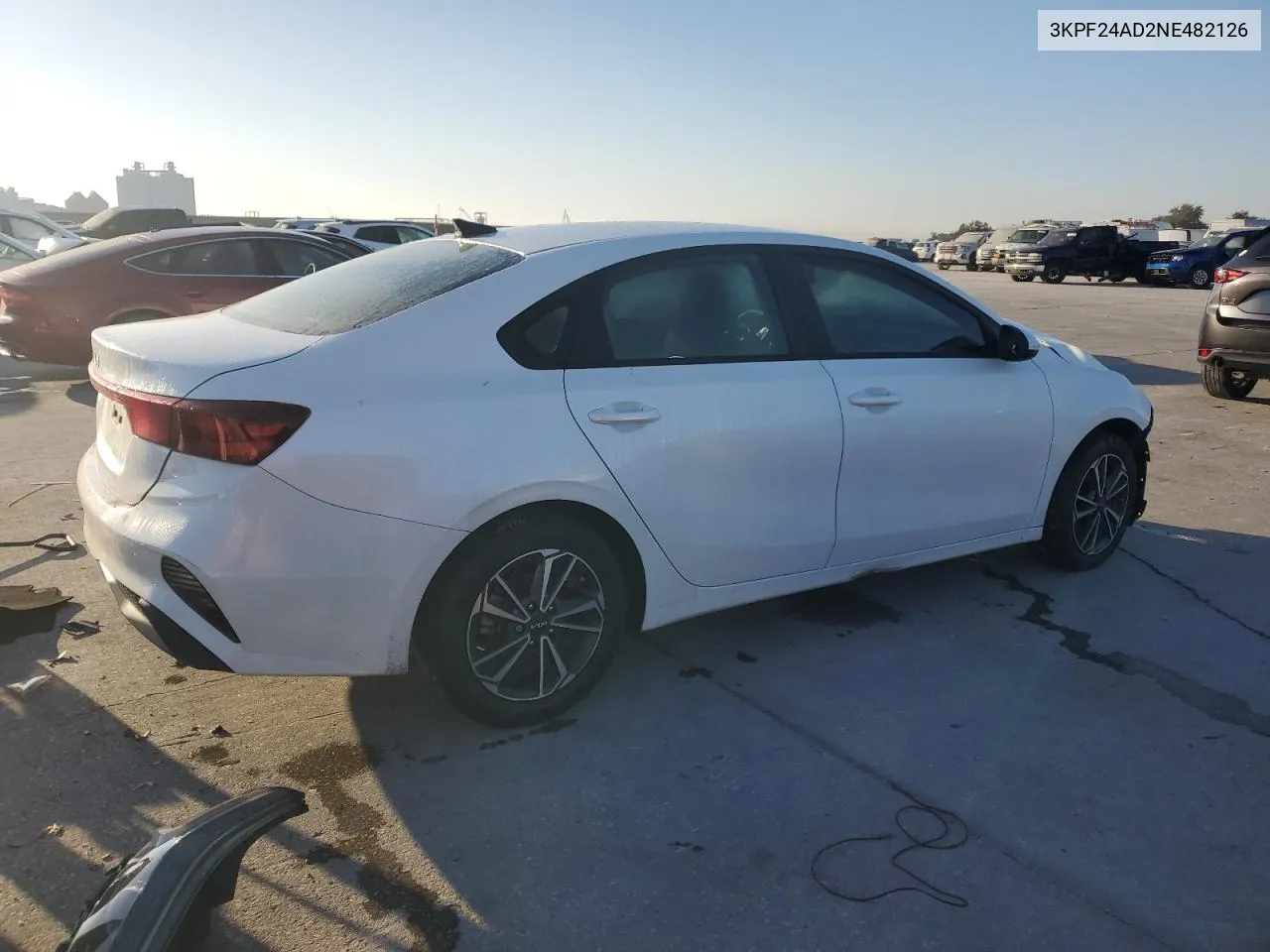 2022 Kia Forte Fe VIN: 3KPF24AD2NE482126 Lot: 77967404