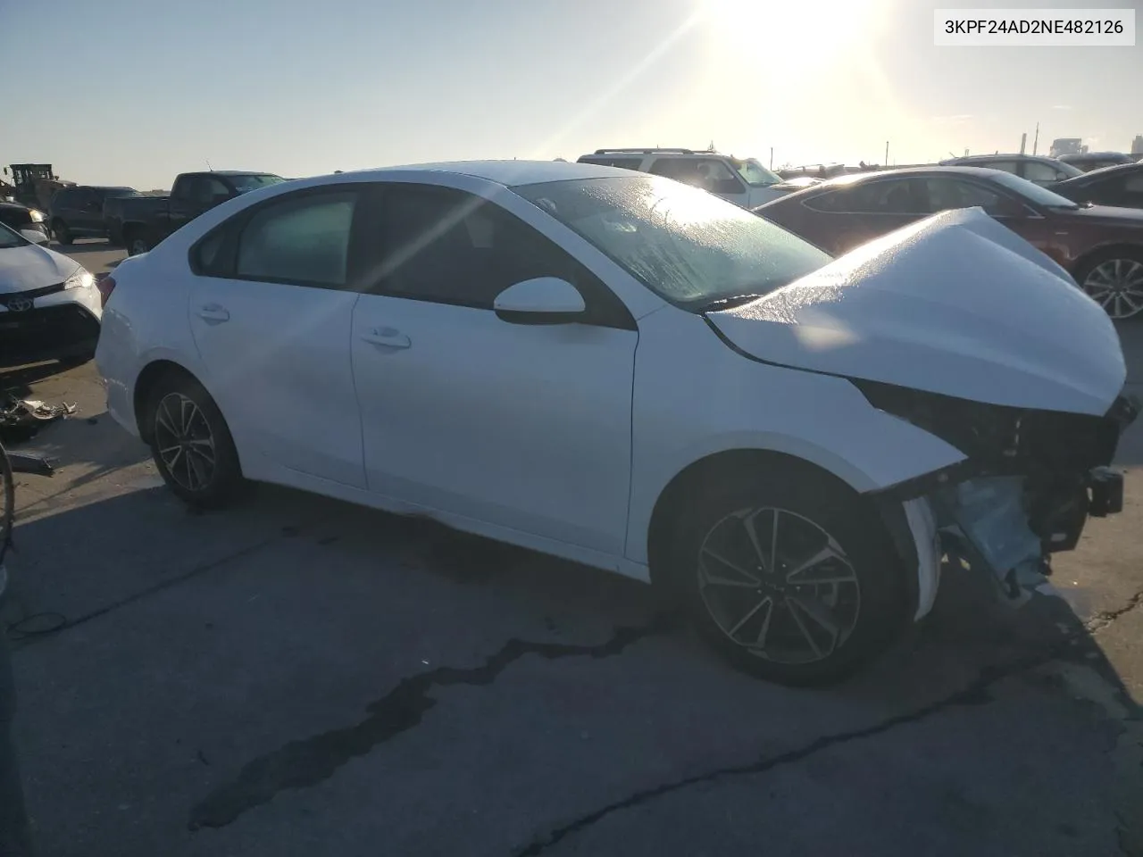 2022 Kia Forte Fe VIN: 3KPF24AD2NE482126 Lot: 77967404