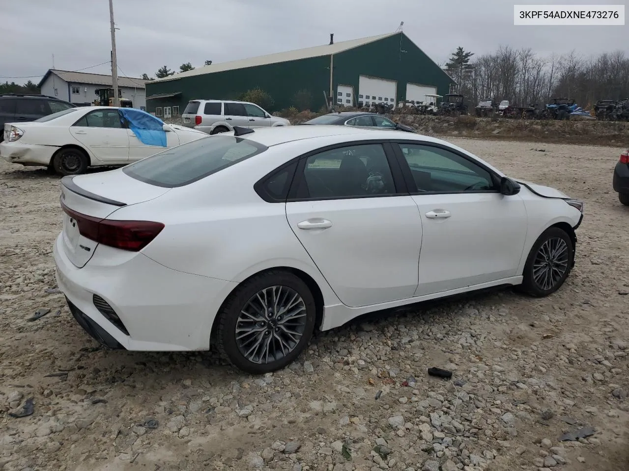 2022 Kia Forte Gt Line VIN: 3KPF54ADXNE473276 Lot: 78375224