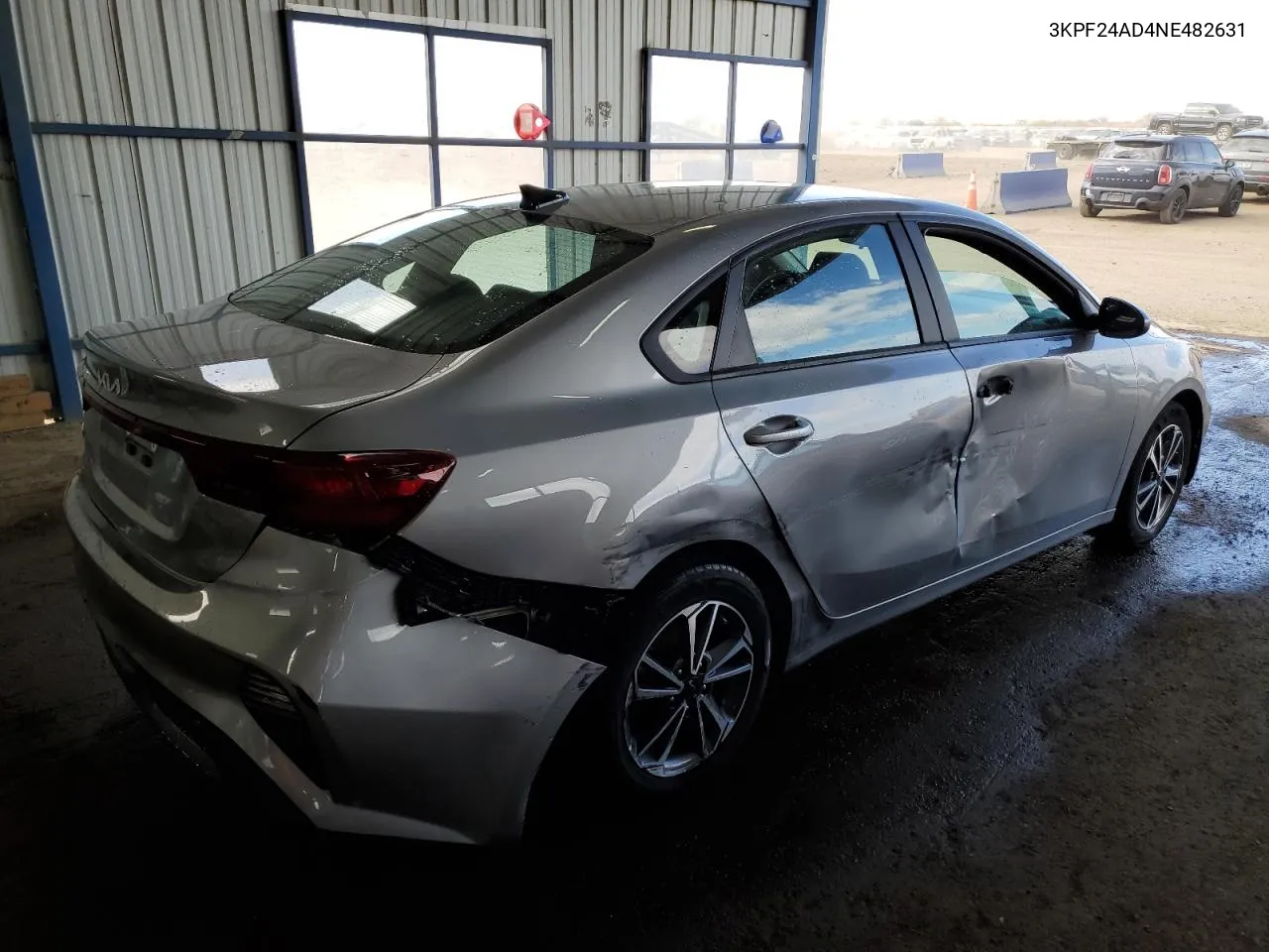 2022 Kia Forte Fe VIN: 3KPF24AD4NE482631 Lot: 78535194