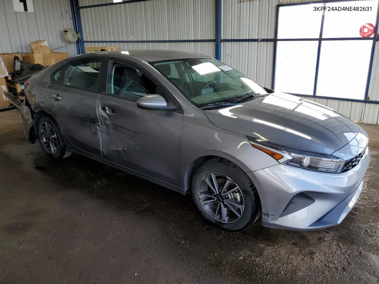 2022 Kia Forte Fe VIN: 3KPF24AD4NE482631 Lot: 78535194