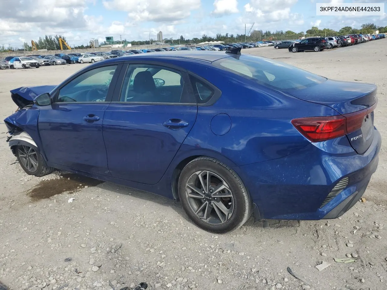 3KPF24AD6NE442633 2022 Kia Forte Fe