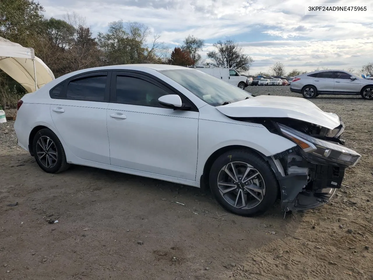 2022 Kia Forte Fe VIN: 3KPF24AD9NE475965 Lot: 79862424