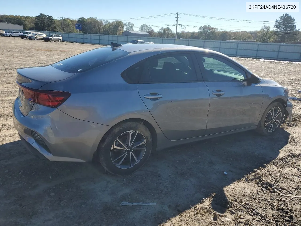 2022 Kia Forte Fe VIN: 3KPF24AD4NE436720 Lot: 80234244