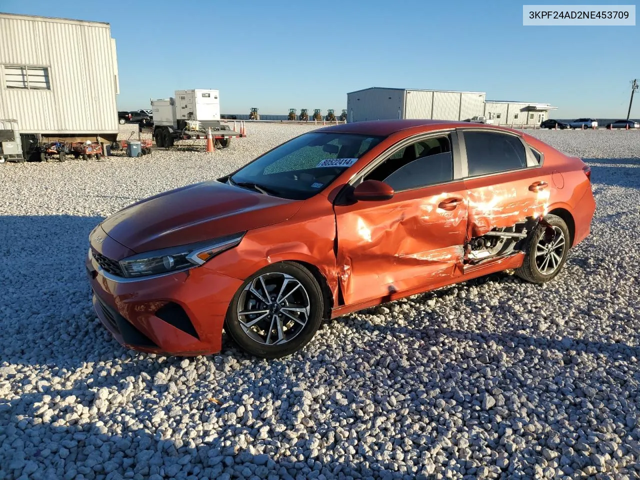 2022 Kia Forte Fe VIN: 3KPF24AD2NE453709 Lot: 80522414