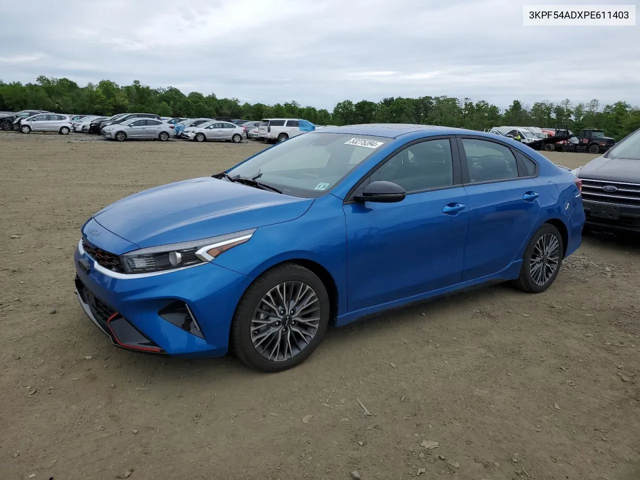 2023 Kia Forte Gt Line VIN: 3KPF54ADXPE611403 Lot: 53275394