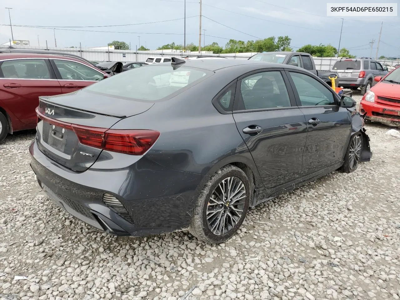 2023 Kia Forte Gt Line VIN: 3KPF54AD6PE650215 Lot: 53746514