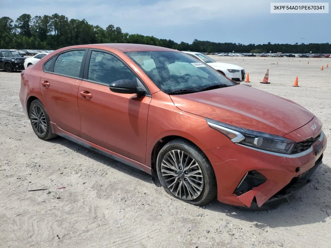 2023 Kia Forte Gt Line VIN: 3KPF54AD1PE670341 Lot: 54664444