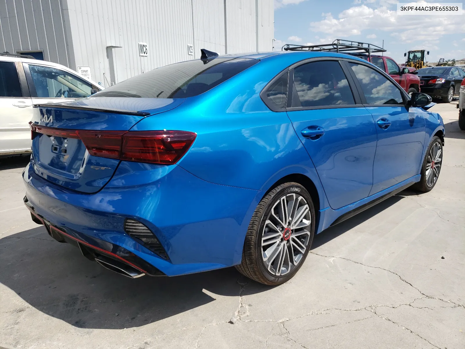 2023 Kia Forte Gt VIN: 3KPF44AC3PE655303 Lot: 56446544