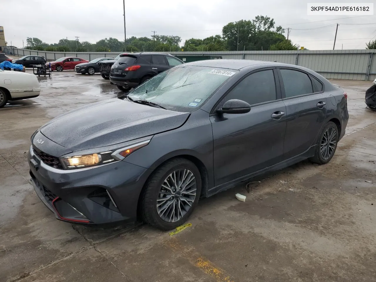 2023 Kia Forte Gt Line VIN: 3KPF54AD1PE616182 Lot: 57067814