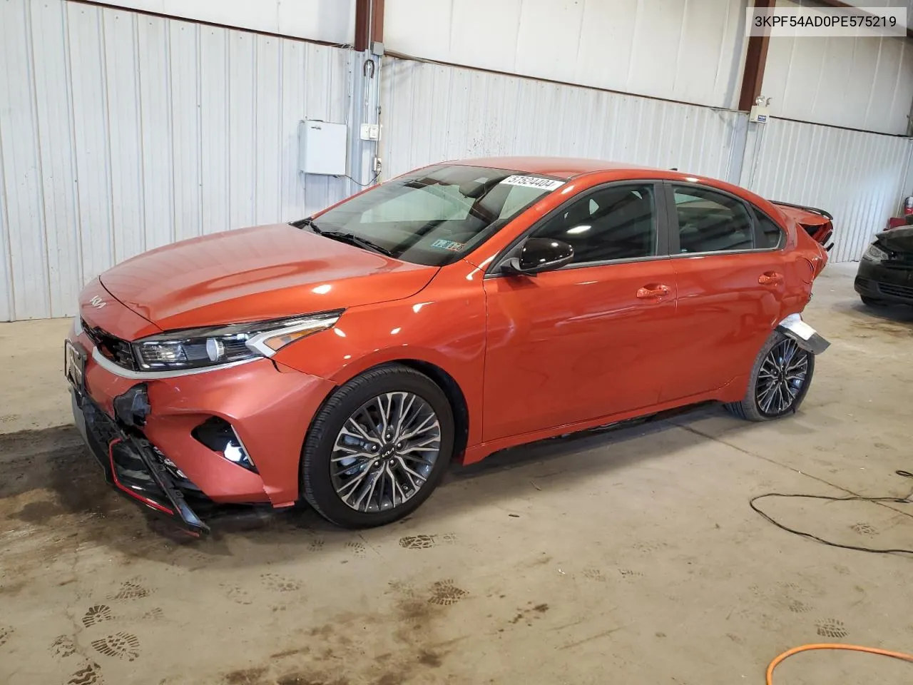 2023 Kia Forte Gt Line VIN: 3KPF54AD0PE575219 Lot: 57524404