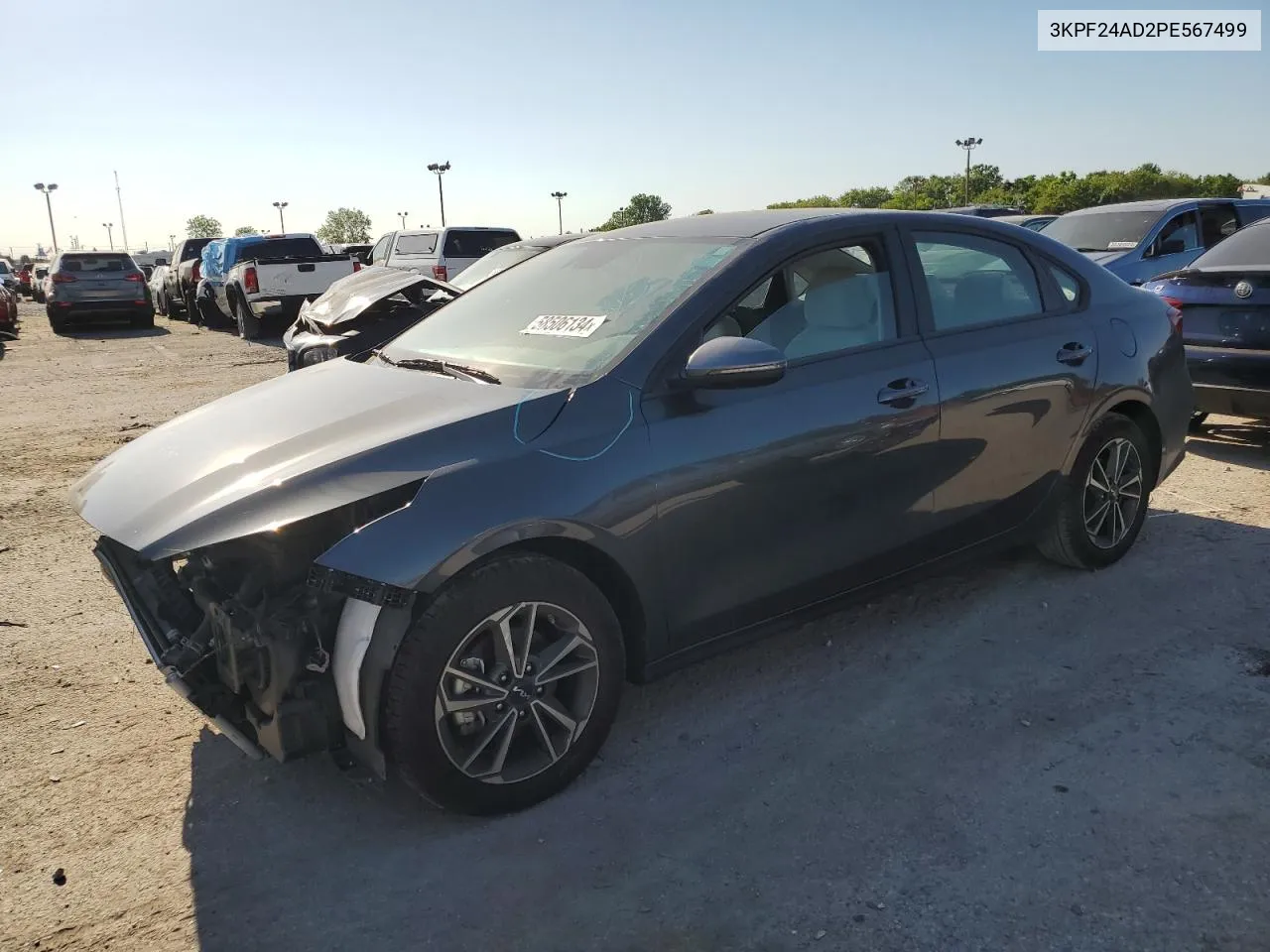 2023 Kia Forte Lx VIN: 3KPF24AD2PE567499 Lot: 58506134